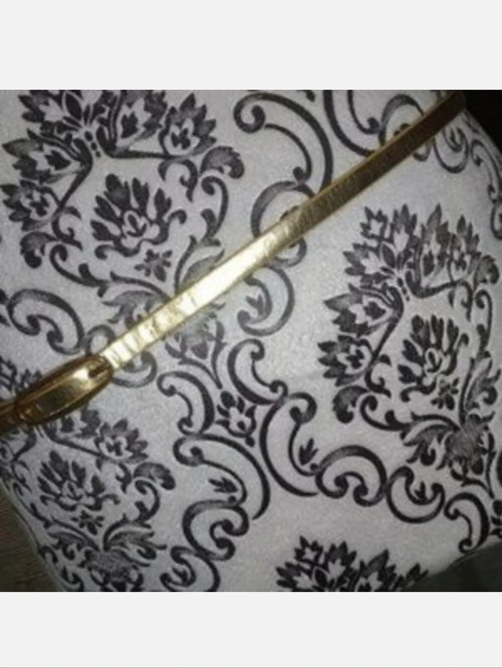 Gold Skinny Belt 30